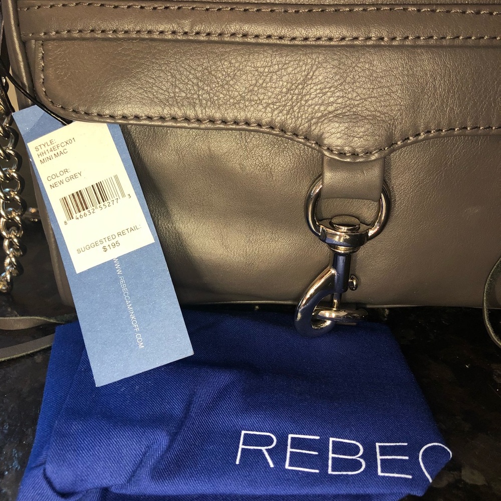 Rebecca Minkoff Mini Mac New Grey Crossbody
